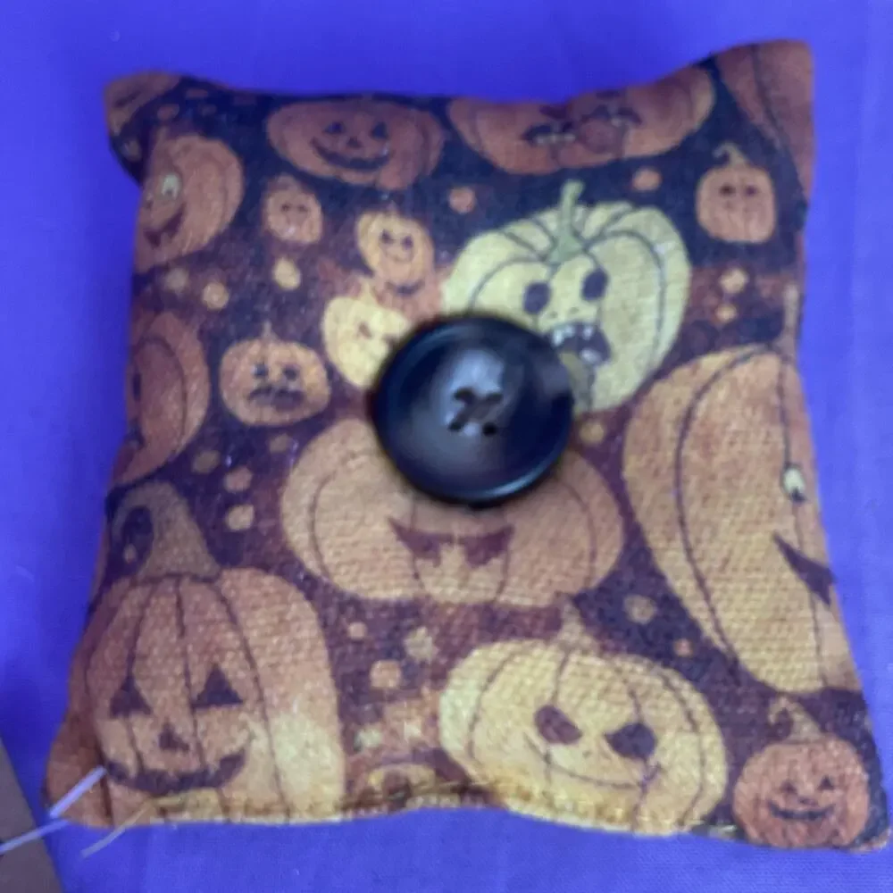 Collins Vintage Style Halloween Pumpkin Mini Accent Pillow